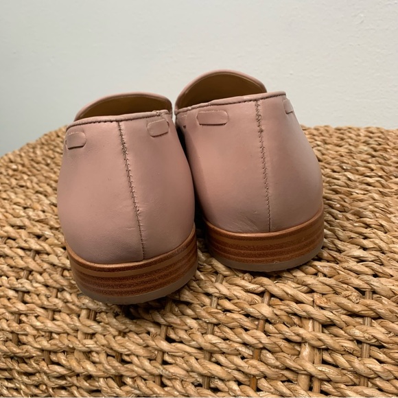 Talbots Shoes Women’s 10 Pink Genuine Leather Slip On Loafer Tassel - Picture 5 of 9